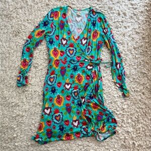 Muse Threads bamboo wrap dress S